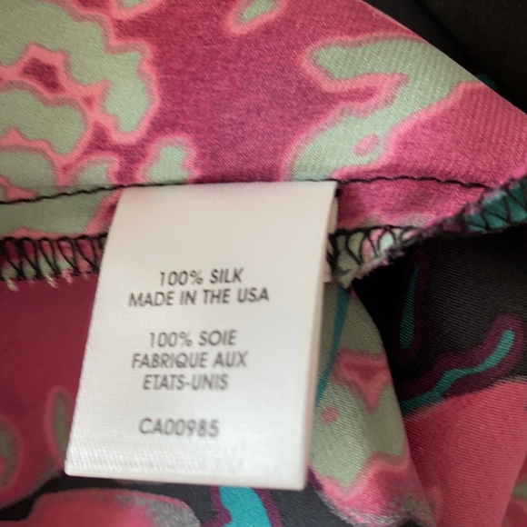 100 % Silk dress Nanette Lepore an absolutely fabulous sleeveless dress sz 12 - Picture 8 of 9